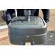 Vulbare parasolvoet 40 kg, op wielen, 40 liter inhoud