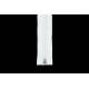YKK zip-fastener 10 mm with open end white, 200 cm / 78.7 inch