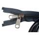 YKK spiraal rits 10 mm deelbaar grijs, 200 cm