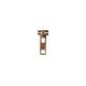 YKK VISLON schuiver bloktand 5 mm orange-beige