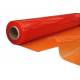 Transparant plastic FR, 140 cm, 0,60 mm, orange