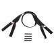 YKK zip-fastener 5 mm closed end two-way X-form black