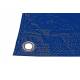 Tarpaulin sheet, 400 x 600 cm, blue, with eyelets, waterproof, 100, economy
