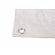 Afdekzeil, 1000 x 1200 cm, wit, met zeilringen, waterdicht, 100, economy