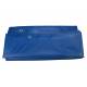 PVC Gewebeplane, 600x800cm, aus verstärktem PVC, blau, gebrauchsfertig