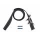 ESVO zip-fastener 10 mm closed end two-way O-form, grey