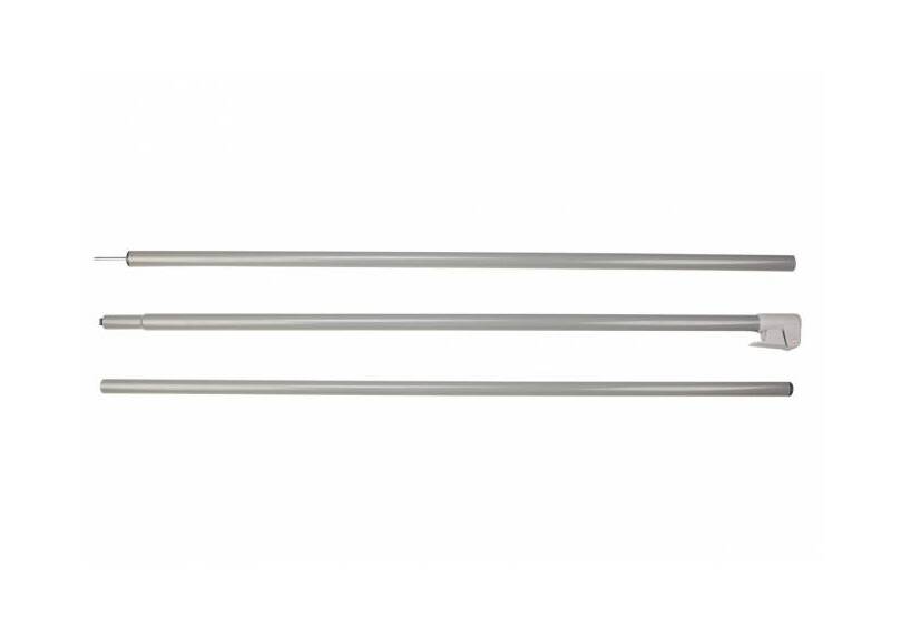 ESVO adjustable tent pole 22/19 mm, 3 parts 145-215 cm + Powergrip
