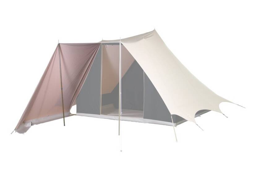 Bedouin 340 Satz Seitenschirme beige