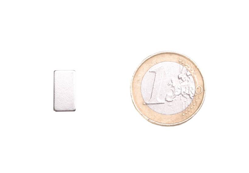 Neodymium Quadermagnet 13 x 7 x 5 mm