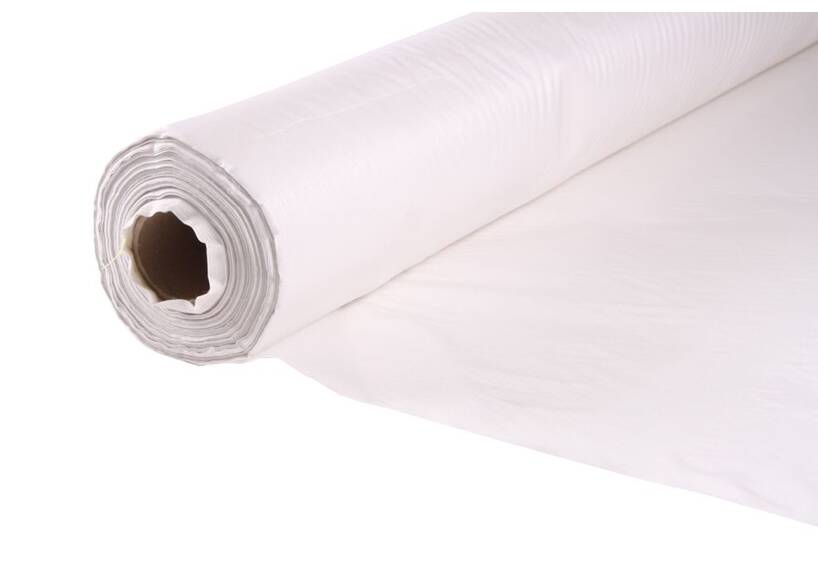 Waterdichte nylon stof 150 cm, wit 65 gr/m²