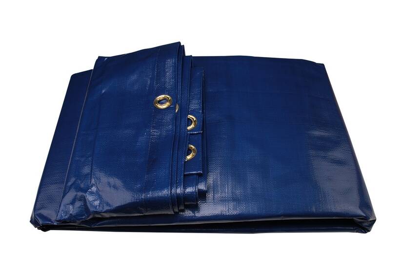 Thick tarpaulin sheet, 800x1000cm, blue, heavy duty
