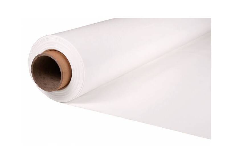 Zeildoek 430 gr/m² pvc gecoat doek bisonyl 150 cm, wit