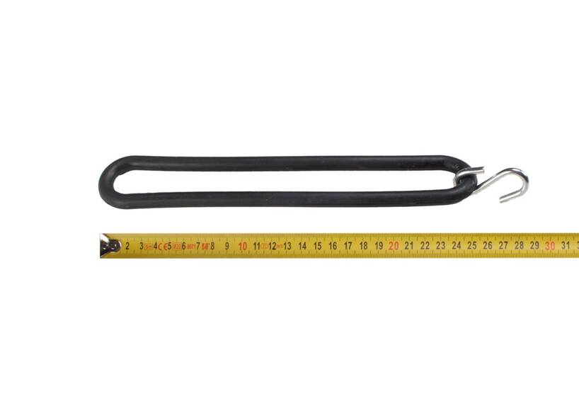 Spanelastiek TIR carrosserie rubber 25 cm met s-haak