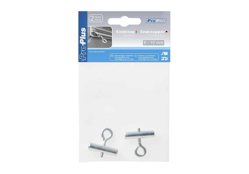 Kederöse, für Kederschiene mit Ø 8-10 mm, Set von 2 Stück