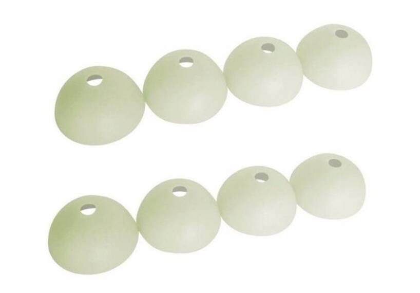 Peg protective caps, glow in the dark, set of 8 pieces