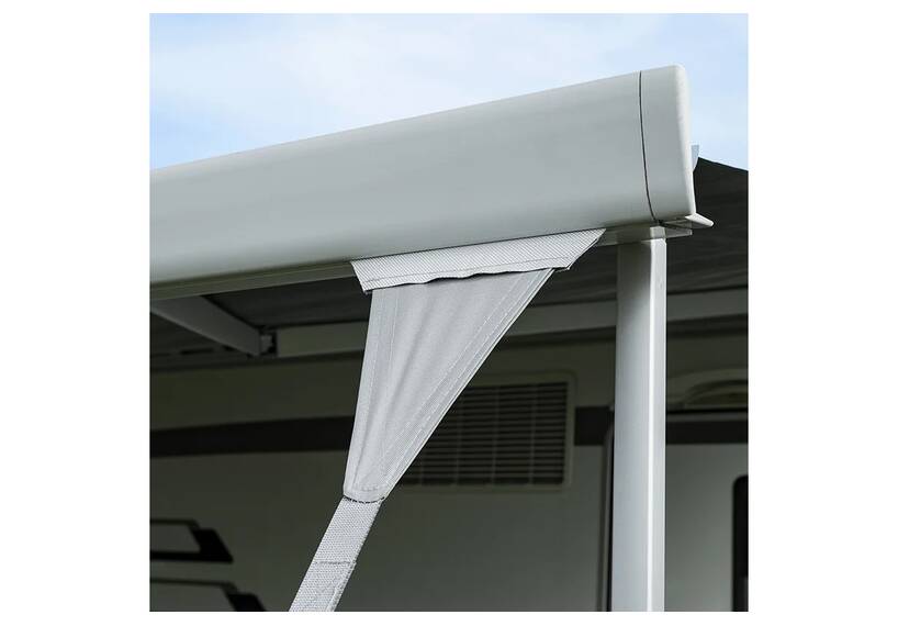 Awning tie down kit 2 x 4,8 meter with beading fastening for awning rail