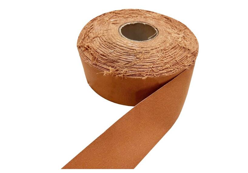 Tentdoekband 310 grams katoen 50 mm, cognac
