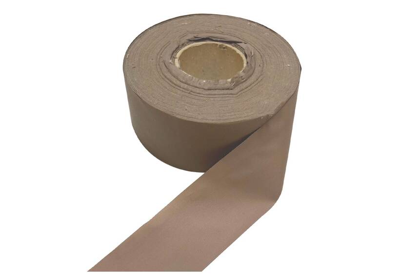 Tentdoekband 70 grams lichtgewicht nylon 50 mm, donkerbeige