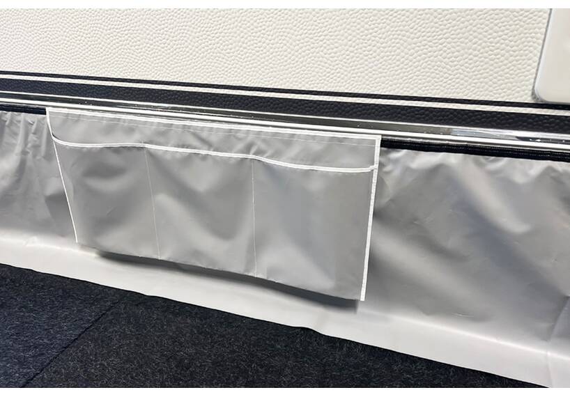 ESVO opbergzak voor tochtstrook met klittenband, heavy duty 40 x 90 cm, grijs