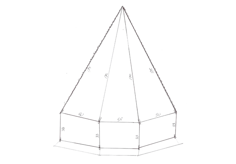 ESVO Pyramide 6 Super zijscherm