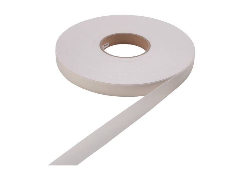 Tentband / Biesband 20 mm acryl, wit/ecru N681