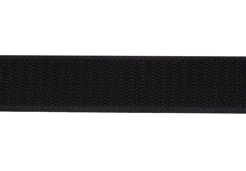 Velcro tape 25 mm black, hard, hook [CLONE]