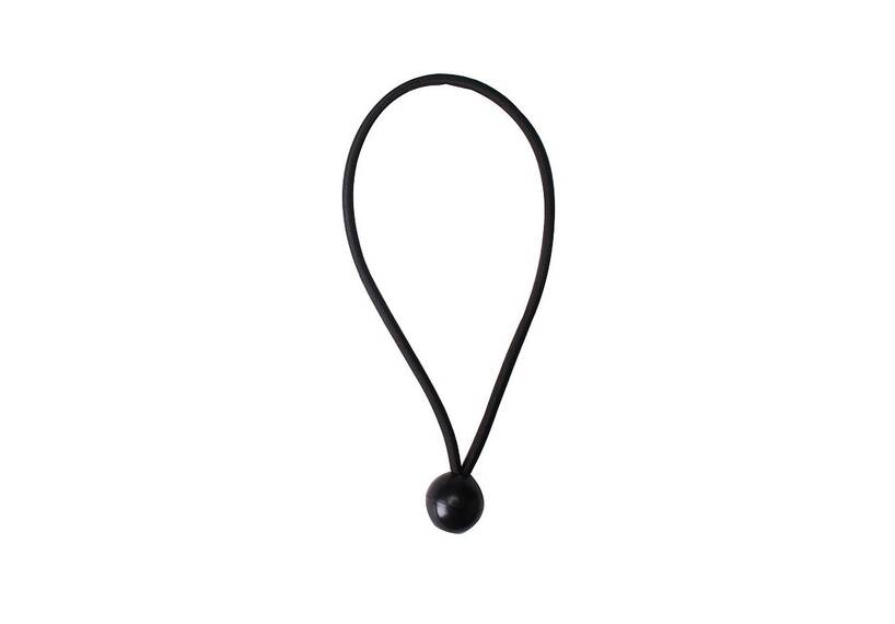 Koordelastiek 6 mm met knop