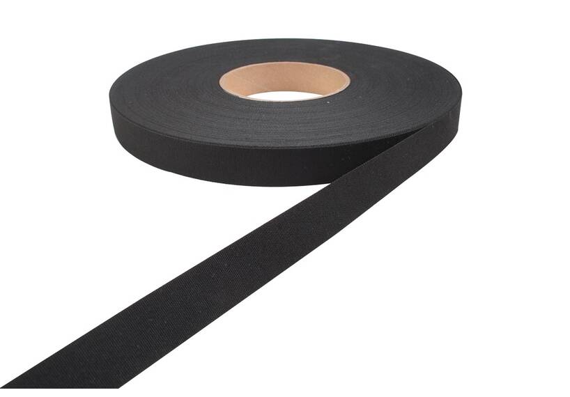 Zeltband 20 mm, Acryl, Schwarz N 680