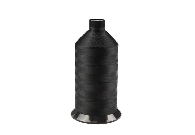 AMANN Outdoor-Pro Nähgarn polyester wasserabweisend, dicke 30, 2300 meter, schwarz, 4-PACK