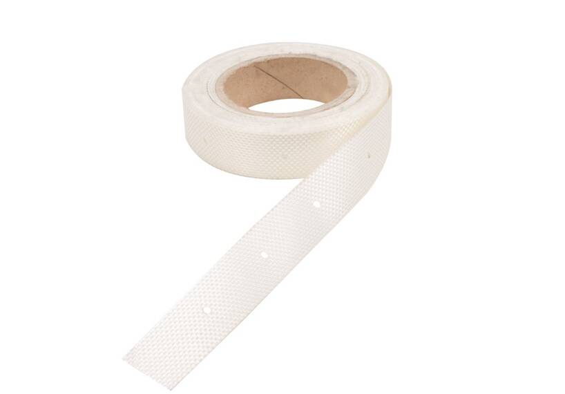 Tent tape 30 mm, pvc, white
