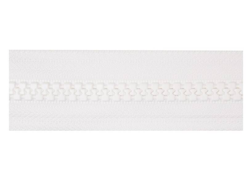 YKK VISLON Profilreißverschlussband 10 mm 10V nicht teilbar, weiß (Schieber nicht inbegriffen)