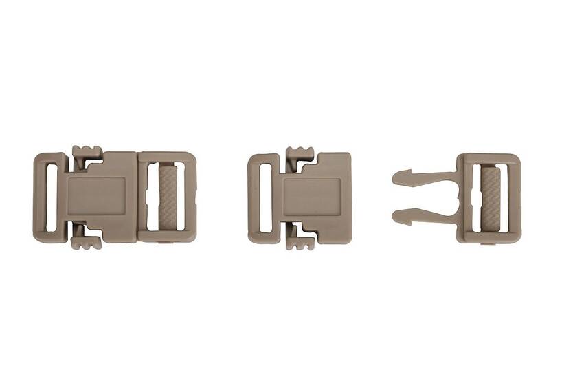 YKK klikgespen 15 mm beige