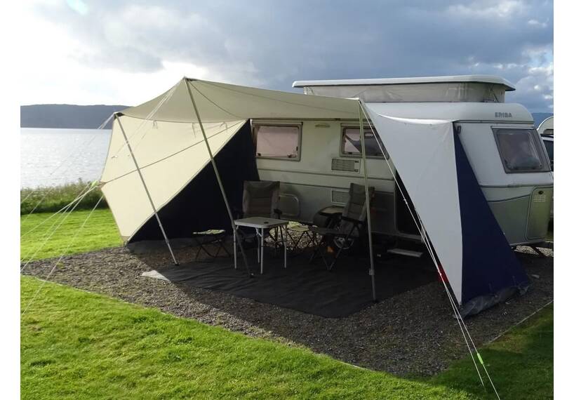 Atomatent luifel voor ERIBA caravan, op aanvraag