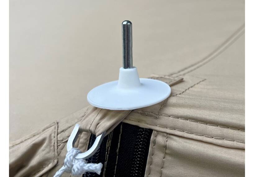 Regenkapje voor tentstok