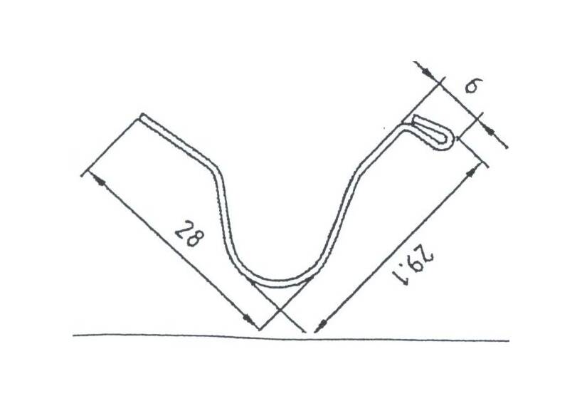 Stativklemmfeder 32 mm