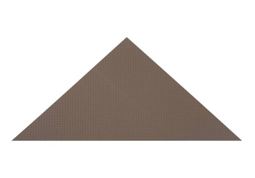 Verstevigingsdriehoek, donkerbeige