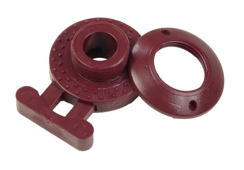 Minax button burgundy