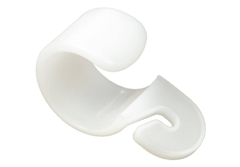 Tent clip with hook 28/25 mm