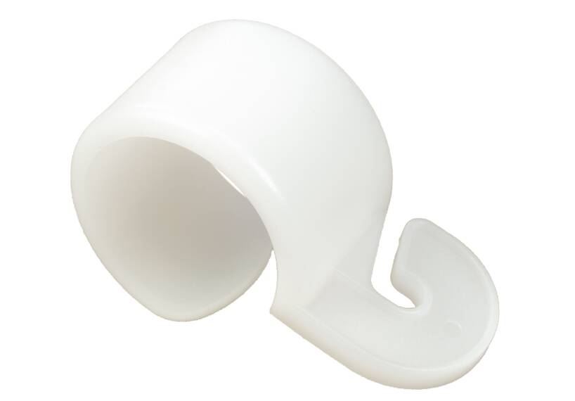 Tent clip with hook 28/25 mm