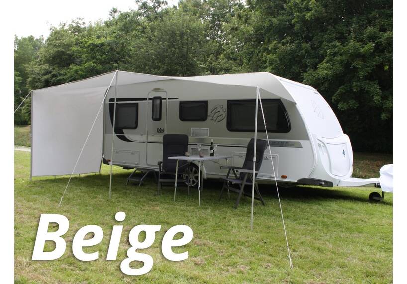 Sonnensegel Wohnwagen: Sonnendach "WILCO" 235, Grösse 4, beige