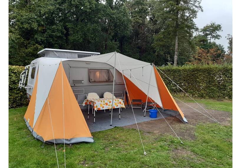 ERIBA luifel met aanritsbare zijschermen, op maat gemaakt in elke kleurstelling