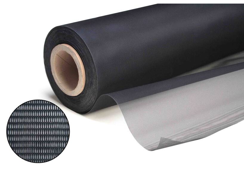 Midge netting fabric, extra fine mesh, 155 cm, black