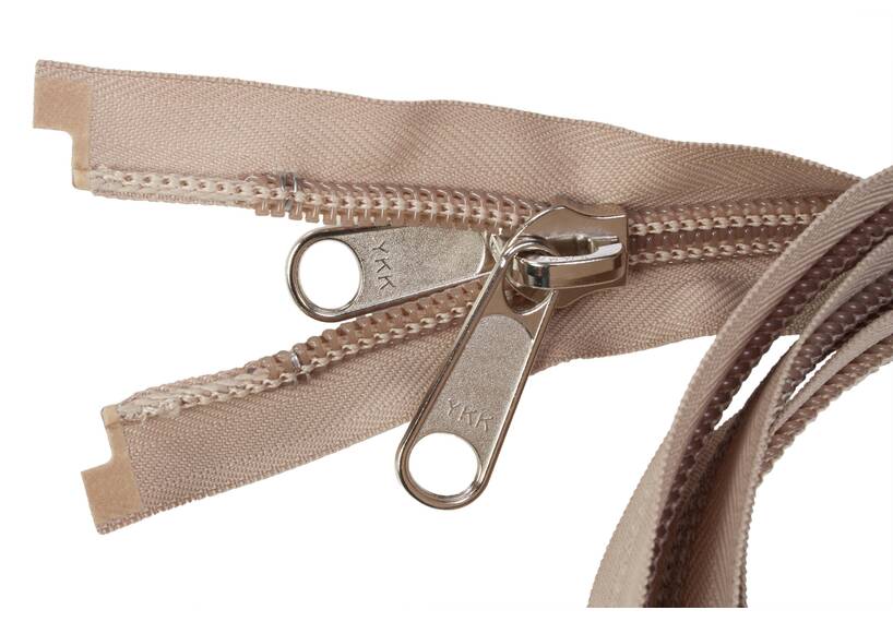 YKK Spiralreißverschlüsse 10 mm teilbar sand, 260 cm