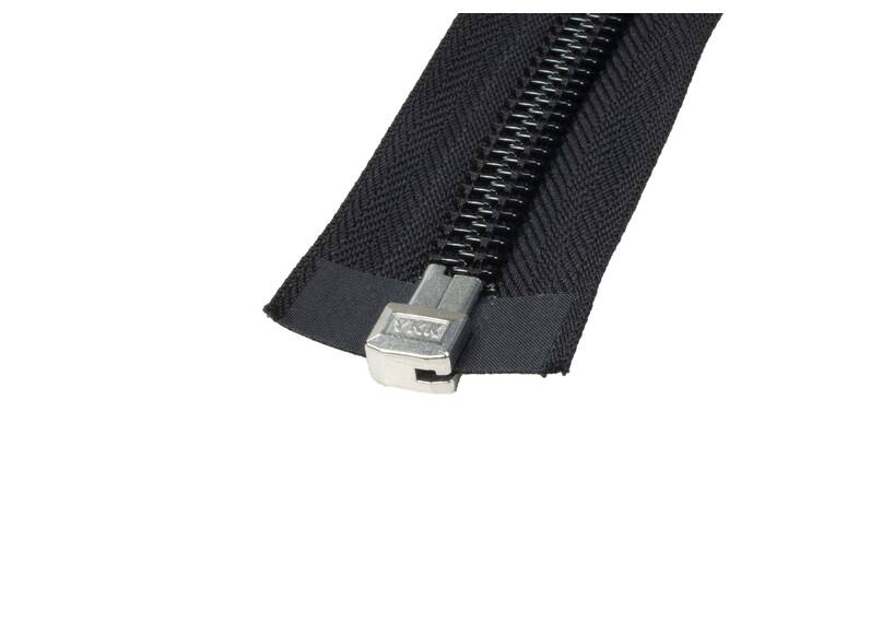 YKK spiraal rits 10 mm deelbaar zwart, 800 cm