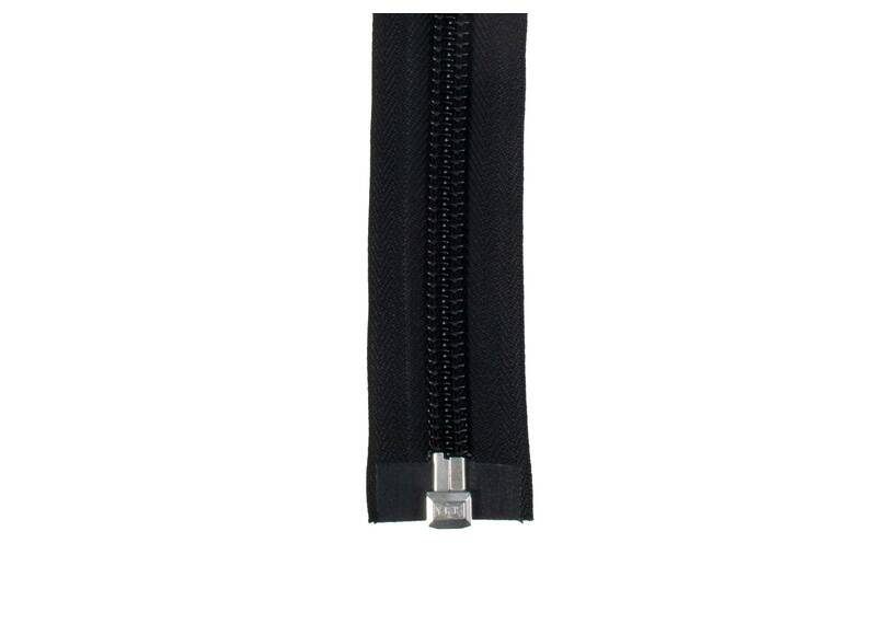 YKK spiraal rits 10 mm deelbaar zwart, 300 cm