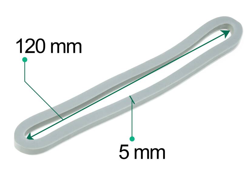 Rubberring / tentrubber 12 cm