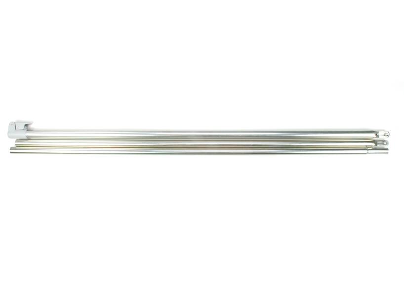 ESVO verstelbare stalen dakligger voortent 25/22 mm 120-300 cm, 3-delig + Powergrip