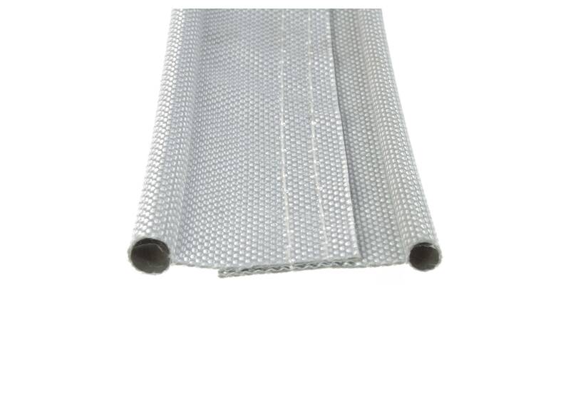Caravanpees 7/5 mm met dubbel profiel, grijs