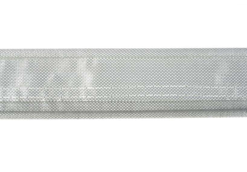 Caravanpees 7/5 mm met dubbel profiel, grijs