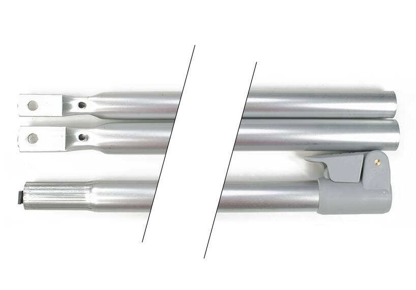 ESVO verstelbare aluminium nokstok / dakligger voortent 25/22 mm 165 - 245 cm, 3-delig